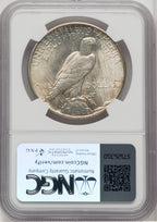 1934 Peace Dollar NGC MS65