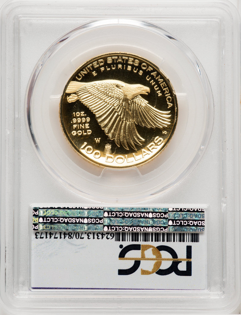 2017-W $100 American Liberty High Relief First Day of Issue PCGS PR70