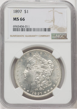 1897 $1 Morgan Dollar NGC MS66 (506231077)