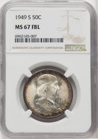 1949-S 50C FL Franklin Half Dollar NGC MS67 (506231013)
