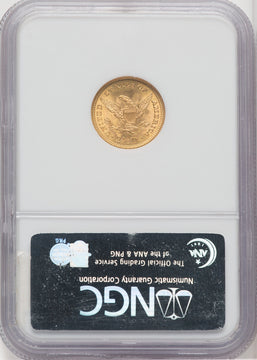 1907 $2.50 Liberty Quarter Eagle NGC MS67 (768602053)