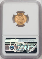 1878 $2.50 Liberty Quarter Eagle NGC MS65 (768602050)