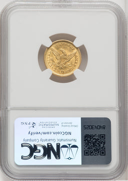 1851 $2.50 Liberty Quarter Eagle NGC MS62 (519376054)