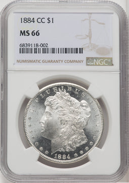 1884-CC $1 Morgan Dollar NGC MS66 (519347016)