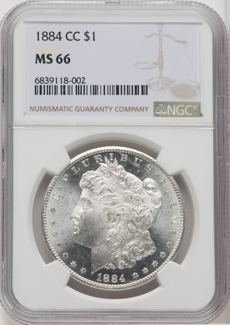 1884-CC $1 Morgan Dollar NGC MS66 (519347016)