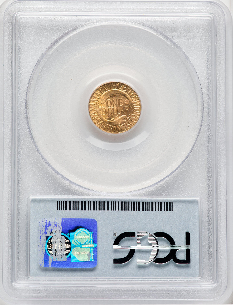 1915-S G$1 PAN-PAC Gold Dollar Commemorative Gold PCGS MS66 (768415009)