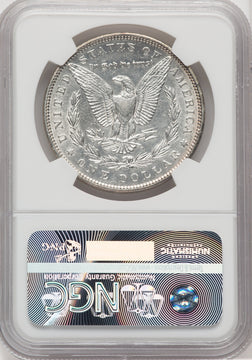 1893 $1 Brown Label Morgan Dollar NGC AU53