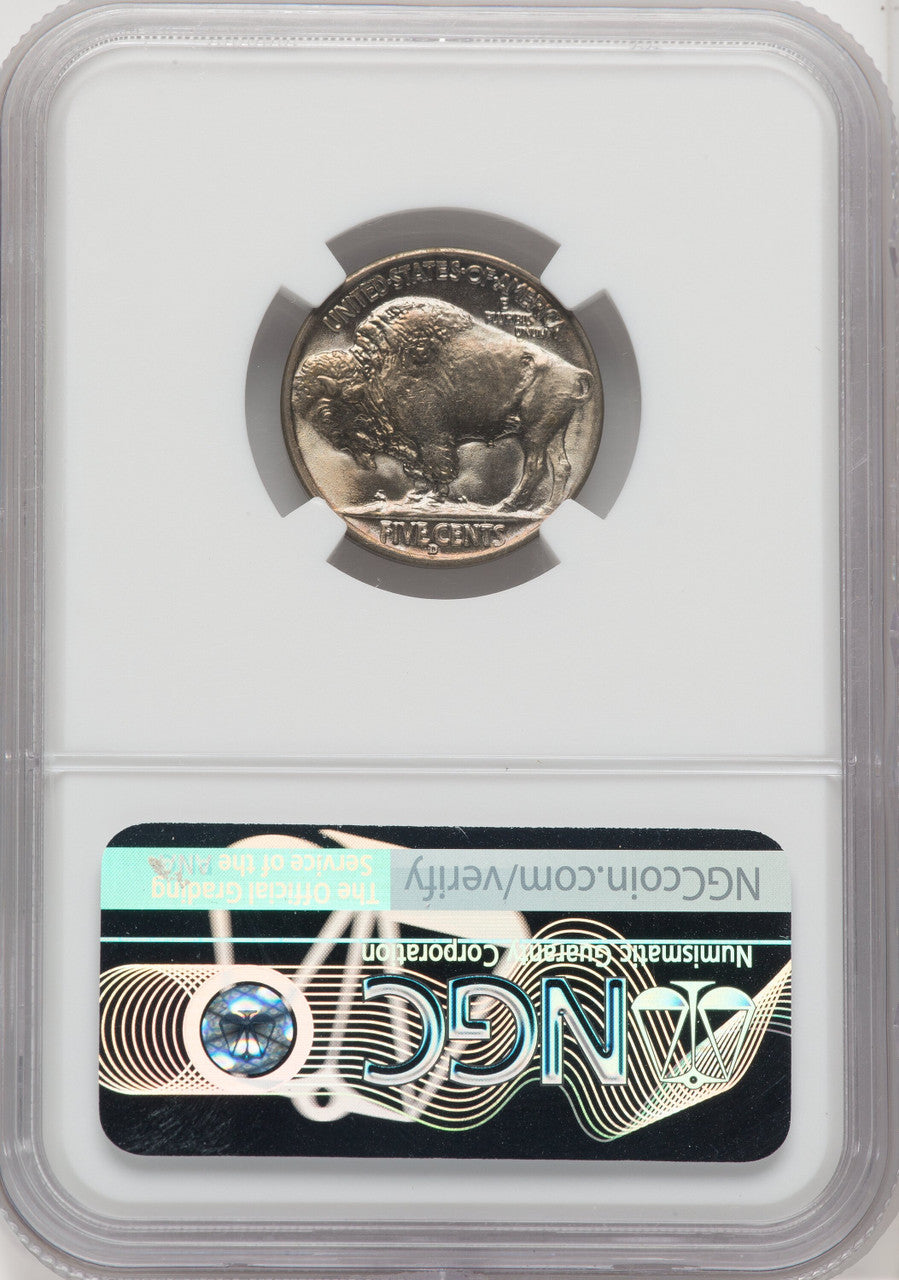 1938-D/D 5C CAC Buffalo Nickel NGC MS67
