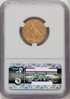 1911-D $5 CAC Indian Half Eagle NGC AU58