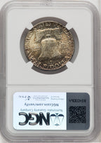 1954 50C FL Franklin Half Dollar NGC MS66+