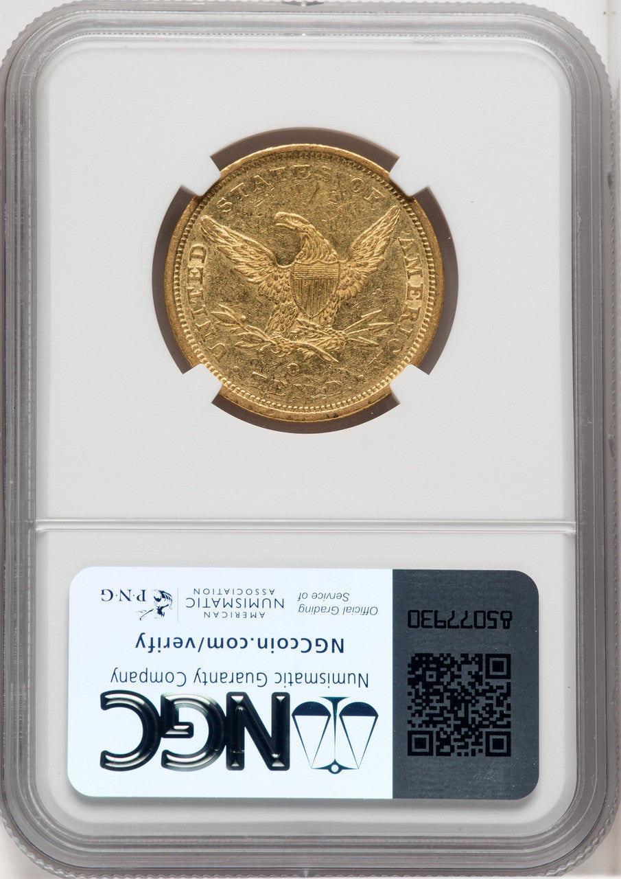 1843-O $10 Liberty Eagle NGC AU55 (768613036)