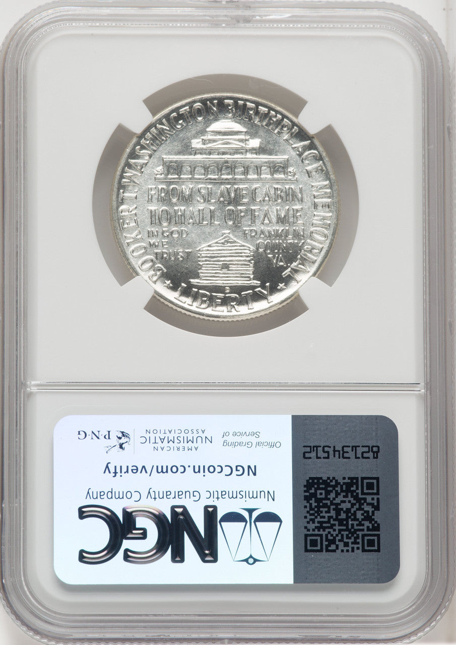 1948-D 50C Booker T. Washington Commemorative Silver NGC MS67 (768613013)