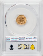 1887 G$1 Gold Dollar PCGS MS65