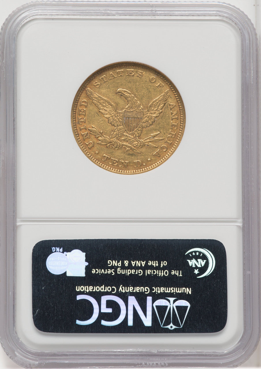 1847 $10 Liberty Eagle NGC AU53