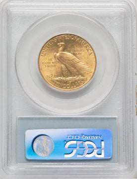 1908 $10 MOTTO Indian Eagle PCGS MS63