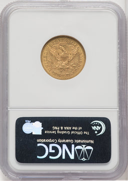 1879-S $5 Liberty Half Eagle NGC MS60