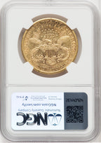 1883-CC $20 Liberty Double Eagle NGC AU53