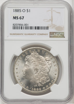 1885-O $1 Morgan Dollar NGC MS67 (768193018)
