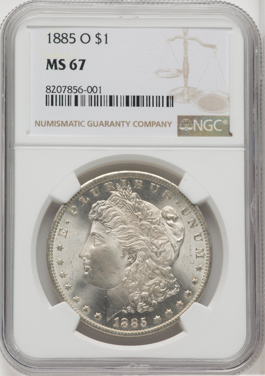 1885-O $1 Morgan Dollar NGC MS67 (768193018)