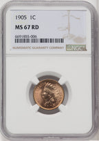 1905 1C RD Indian Cent NGC MS67 (767362001)