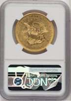 1861-O $20 Liberty Double Eagle NGC AU55 (767552009)