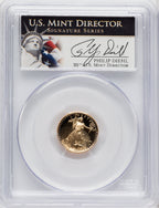1990-P 4-Coin Set Gold American Eagle PCGS PR70 Philip Diehl Signed