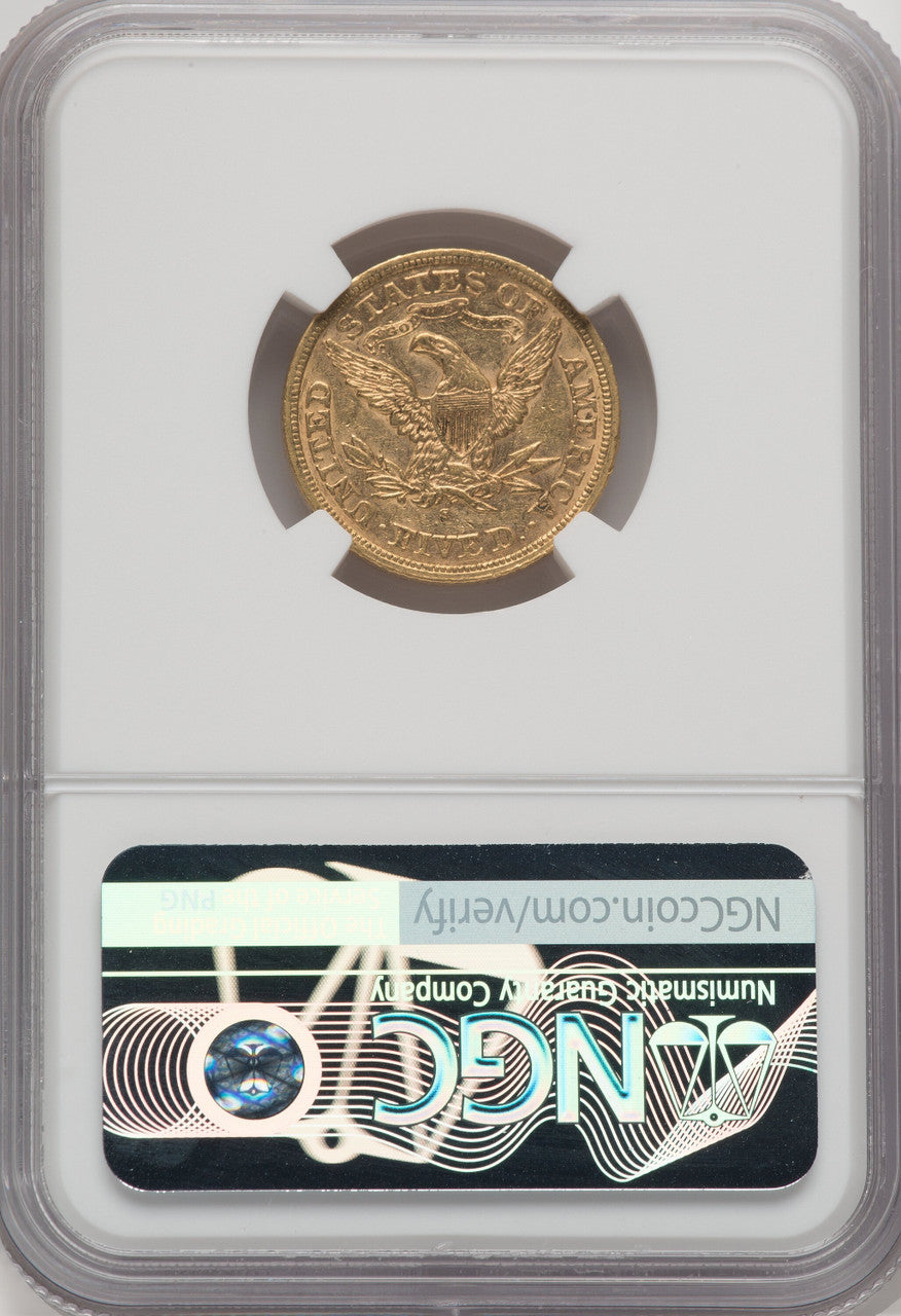 1870-S $5 Liberty Half Eagle NGC AU58 (768930003)