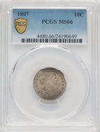 1807 10C Early Dime PCGS MS66