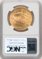 1909-S $20 Saint-Gaudens Double Eagle NGC MS66