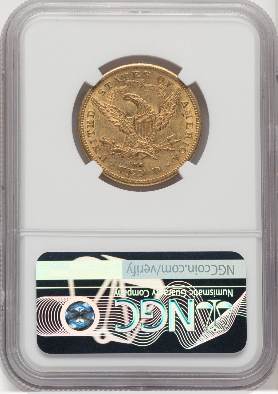 1880-CC $10 Liberty Eagle NGC MS60