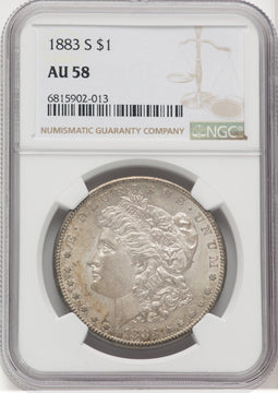 1883-S $1 Morgan Dollar NGC AU58 (768671032)