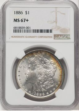 1886 $1 Morgan Dollar NGC MS67+ (768671033)