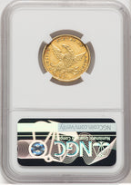 1834 $5 PLAIN 4 Classic Half Eagle NGC AU58
