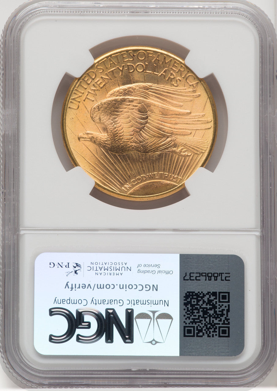 1923-D $20 Saint-Gaudens Double Eagle NGC MS66+ (768671066)