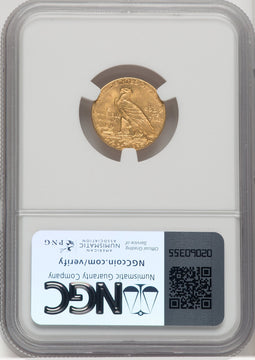 1912 $2.50 CAC Indian Quarter Eagle NGC MS64+