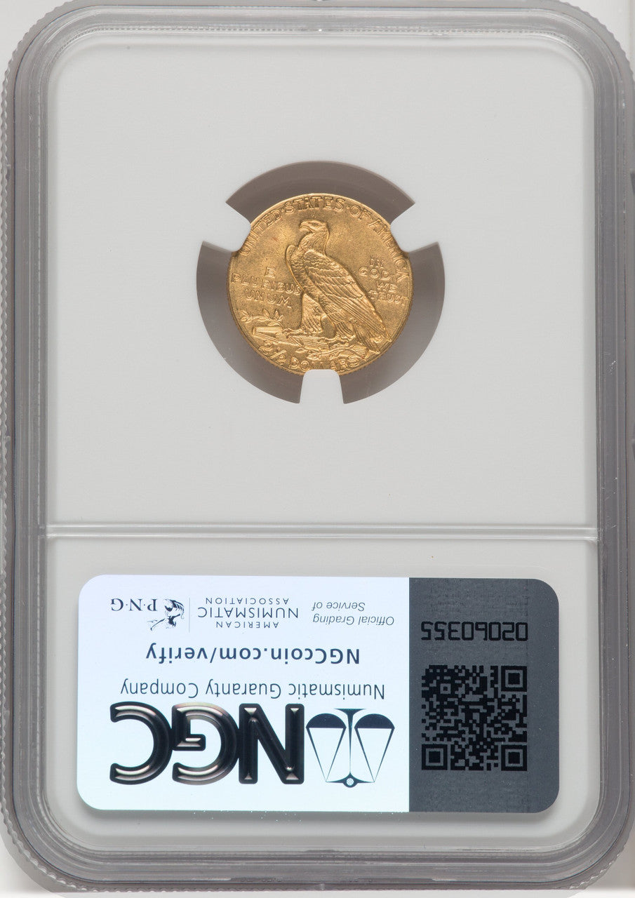 1912 $2.50 CAC Indian Quarter Eagle NGC MS64+