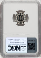 1882 3CN PRCA Proof Three Cent Nickel NGC PR67+
