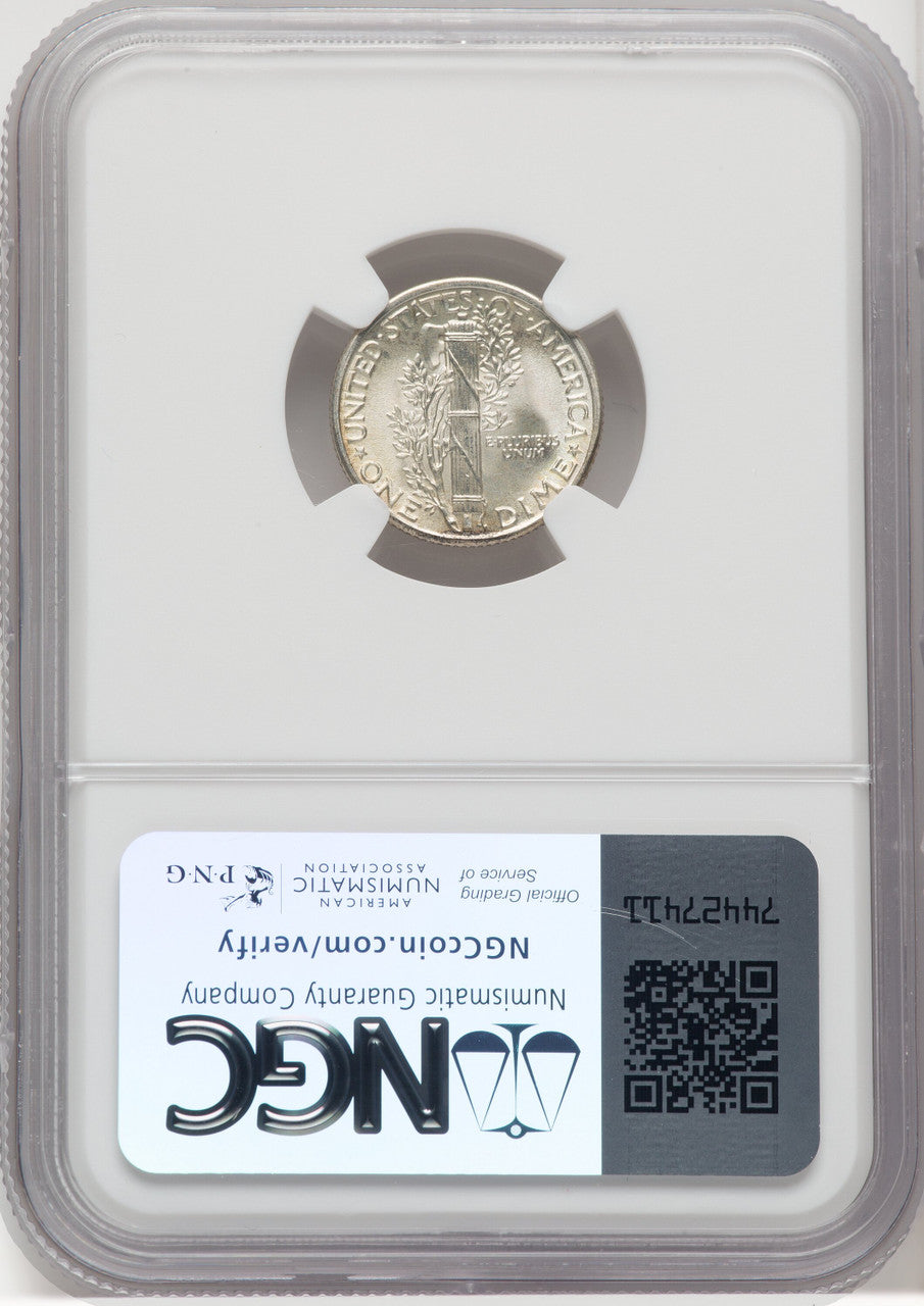1935 10C FB Mercury Dime NGC MS68 (768671018)