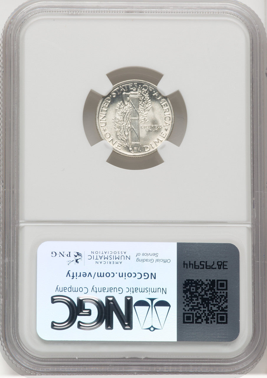 1943 10C FB Mercury Dime NGC MS68 (768671020)