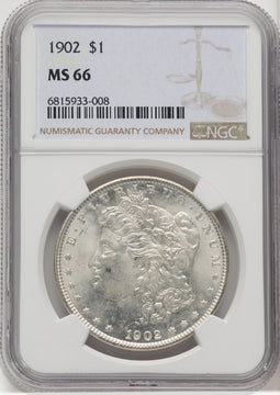 1902 $1 Morgan Dollar NGC MS66 (768671042)