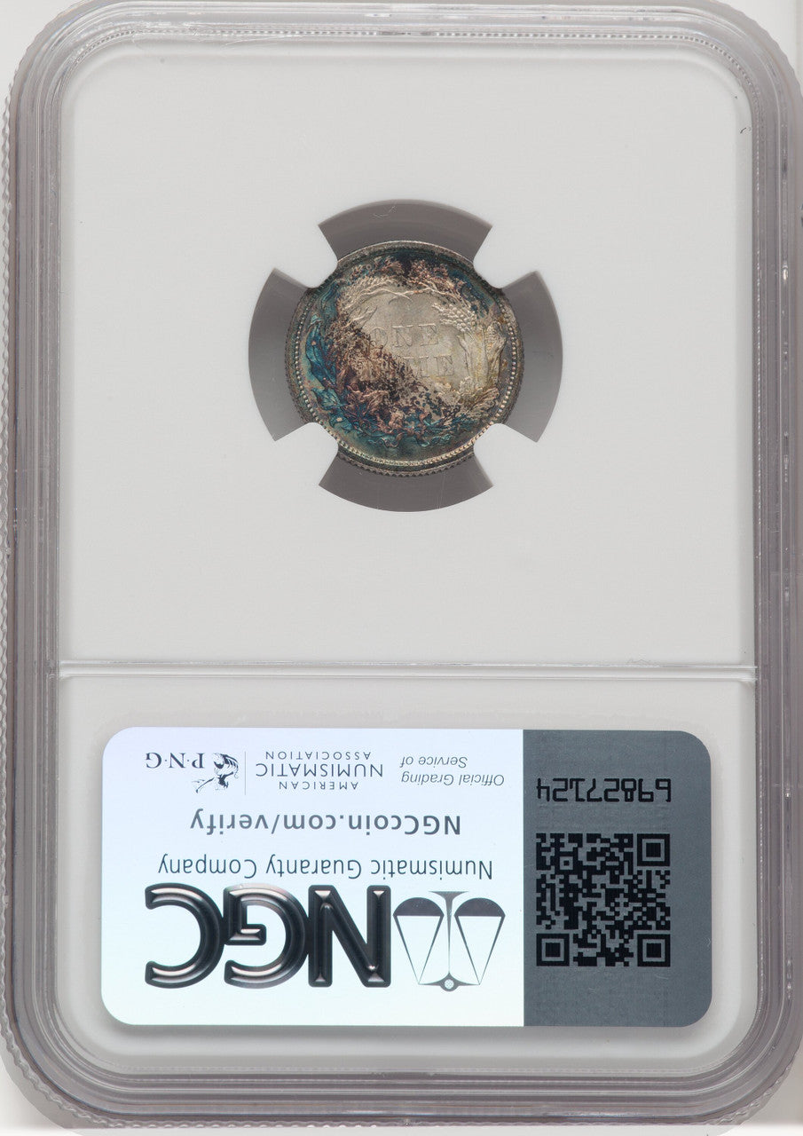 1881 10C Seated Dime NGC MS67