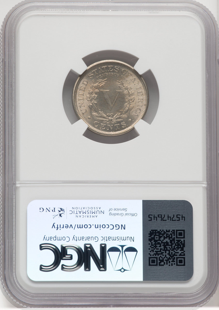 1888 5C Liberty Nickel NGC MS66