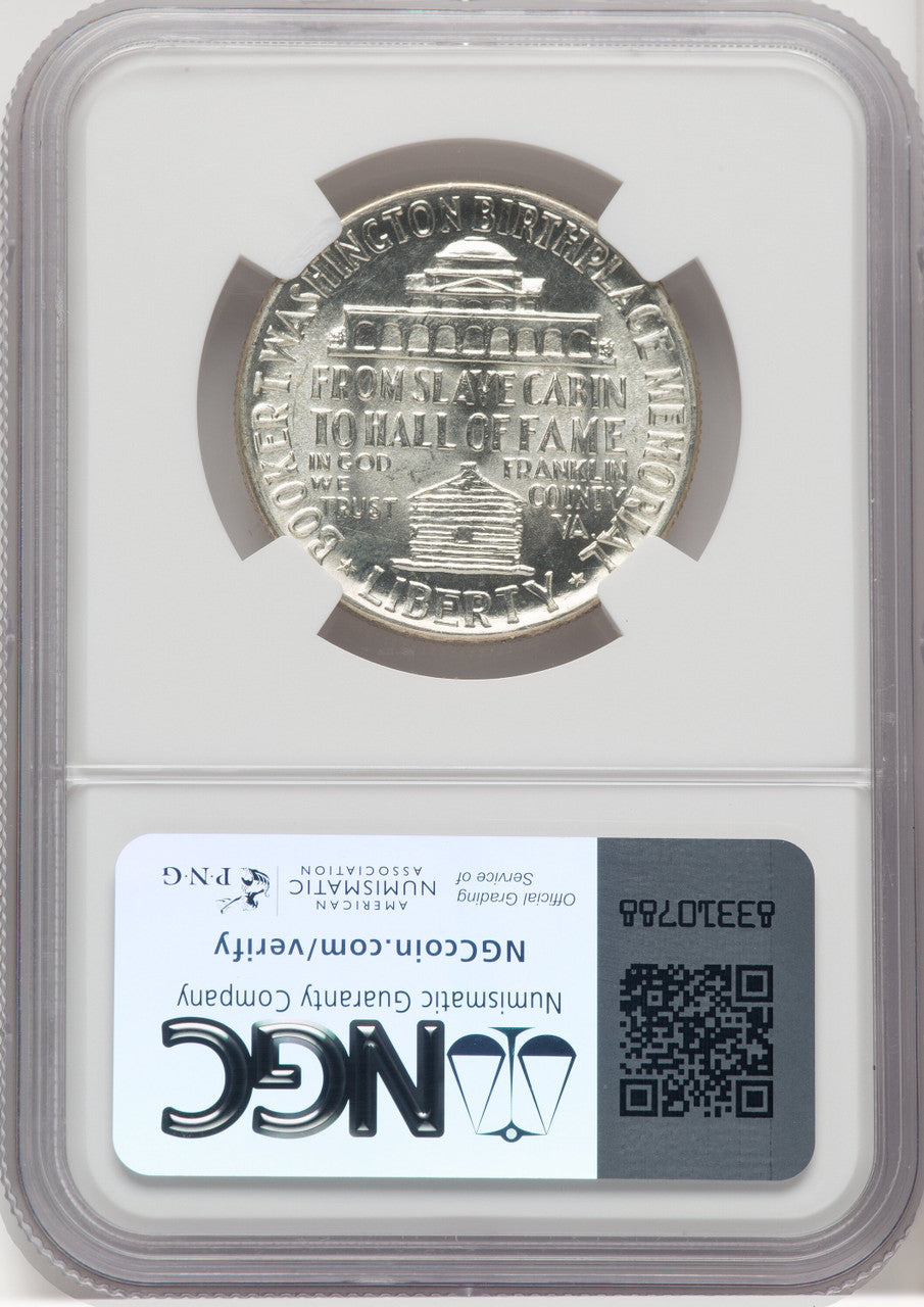 1947 50C Booker T. Washington Commemorative Silver NGC MS67 (768671077)