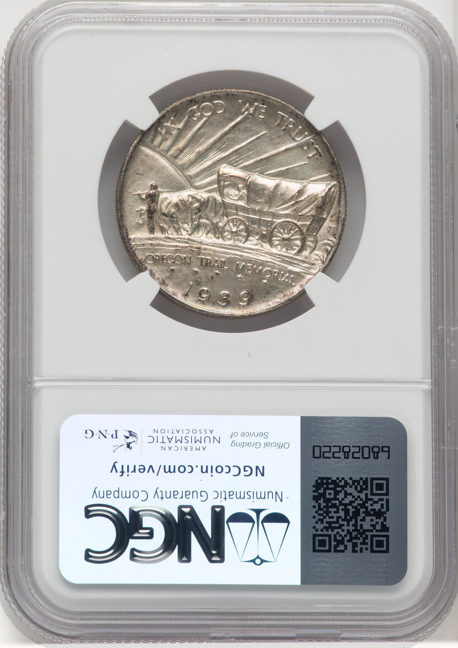 1939 50C Oregon Commemorative Silver NGC MS67+