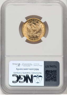 1899-S $5 Liberty Half Eagle NGC MS66