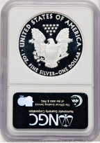 2008-W S$1 Silver Eagle NGC PF70