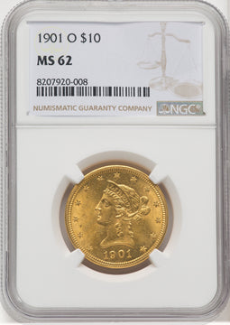 1901-O $10 Liberty Eagle NGC MS62