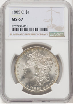 1885-O $1 Morgan Dollar NGC MS67 (506059004)