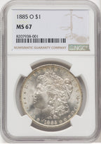 1885-O $1 Morgan Dollar NGC MS67 (506059004)