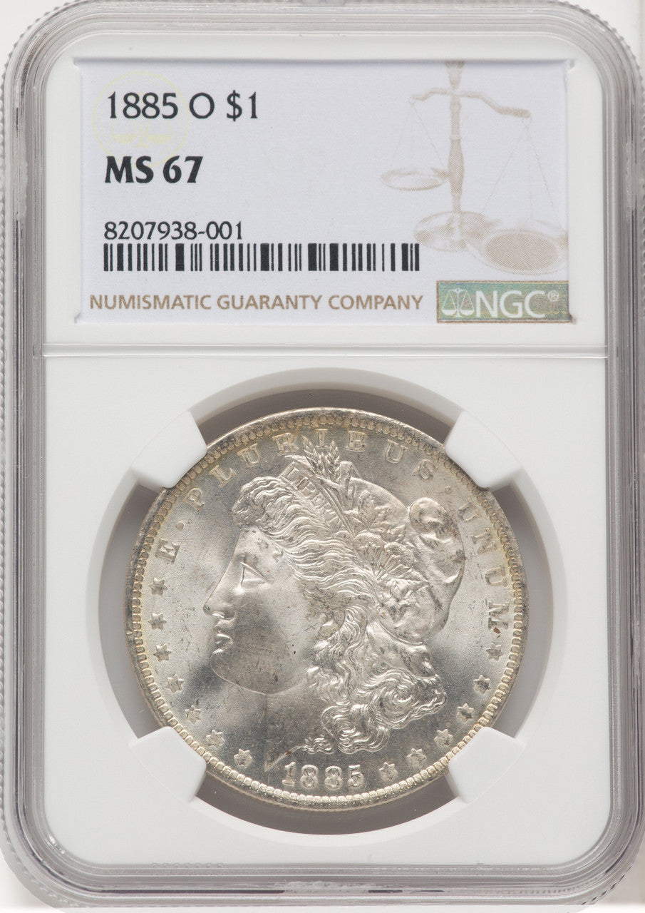 1885-O $1 Morgan Dollar NGC MS67 (506059004)